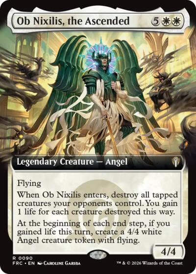 Ob Nixilis, the Ascended (Extended Art) (Commander: Reality Fracture) Near Mint