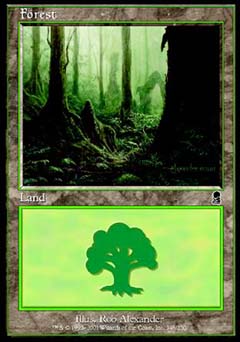 Forest (348) (Odyssey) Medium Play Foil