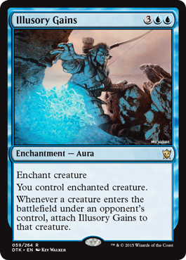 Illusory Gains (Dragons of Tarkir) Light Play