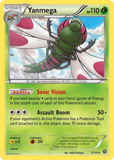 Yanmega (XY - Steam Siege) Medium Play