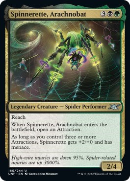 Spinnerette, Arachnobat (Unfinity) Damaged / Poor