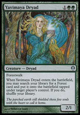 Yavimaya Dryad (Archenemy) Medium Play