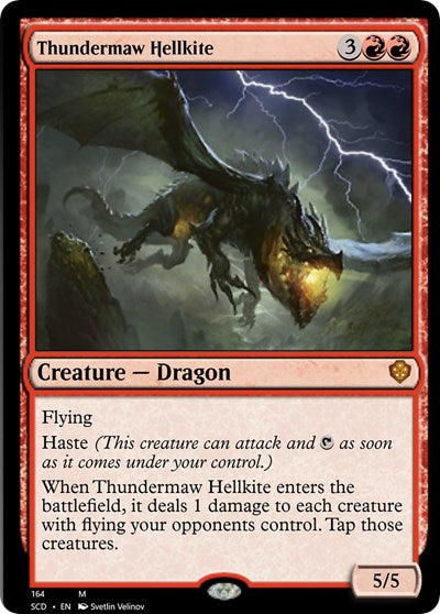 Thundermaw Hellkite (Commander 2022 Starter Decks) Light Play