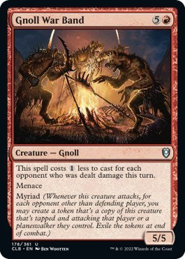 Gnoll War Band (Commander Legends: Battle for Baldur's Gate) Light Play Foil