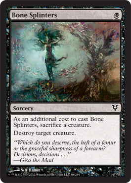 Bone Splinters (Avacyn Restored) Light Play Foil