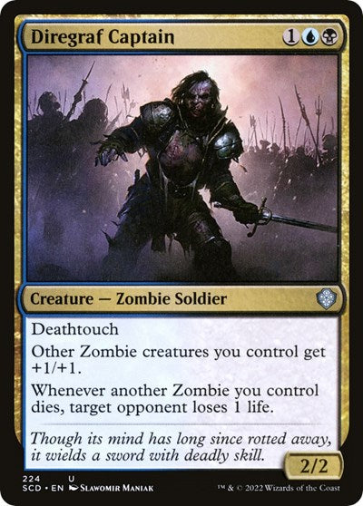 Diregraf Captain (Commander 2022 Starter Decks) Light Play