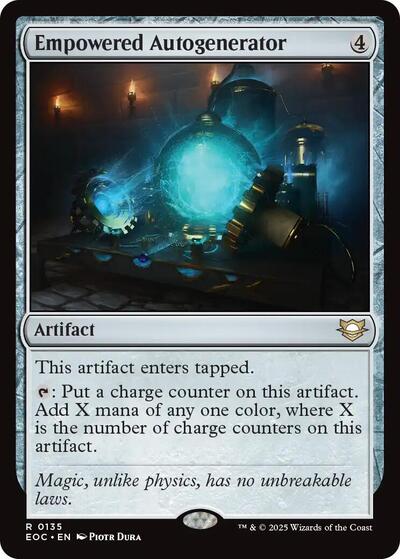 Empowered Autogenerator (Commander: Edge of Eternities) Light Play