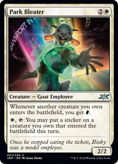 Park Bleater (Unfinity) Light Play