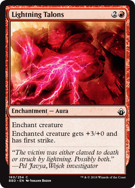 Lightning Talons (Battlebond) Light Play