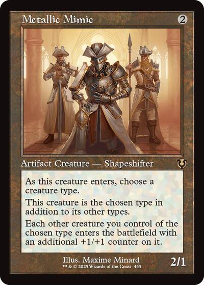 Metallic Mimic (Retro Frame) (Innistrad Remastered) Light Play