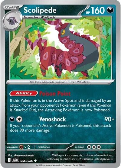 Scolipede (SV: Black Bolt) Light Play