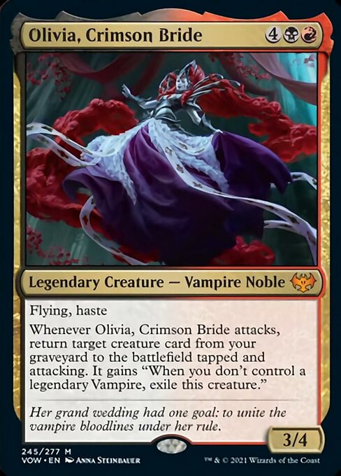 Olivia, Crimson Bride (Innistrad: Crimson Vow) Light Play