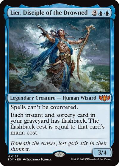 Lier, Disciple of the Drowned (Commander: Tarkir: Dragonstorm) Near Mint