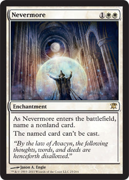 Nevermore (Innistrad) Light Play