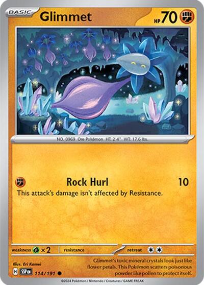 Glimmet (SV08: Surging Sparks) Light Play Reverse Holofoil