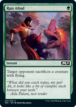 Run Afoul (Magic 2021 Core Set) Light Play