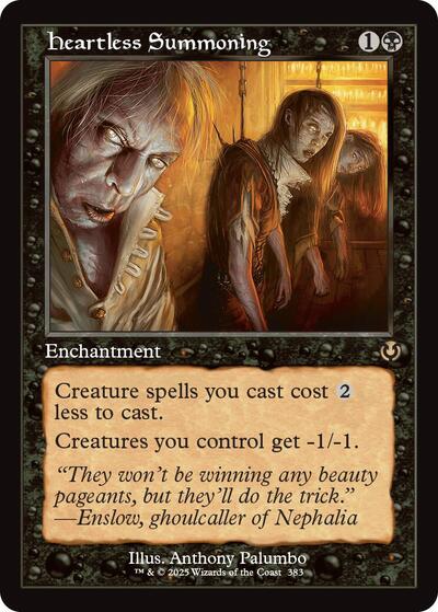 Heartless Summoning (Retro Frame) (Innistrad Remastered) Light Play