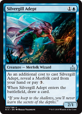 Silvergill Adept (Rivals of Ixalan) Medium Play