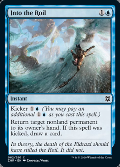 Into the Roil (Zendikar Rising) Damaged / Poor