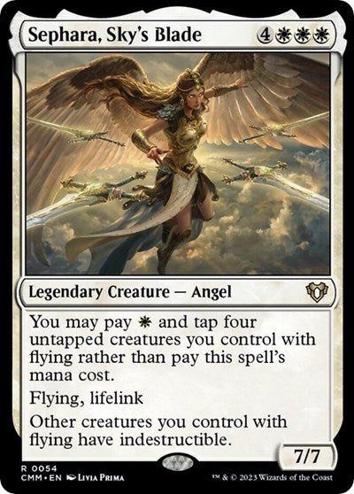 Sephara, Sky's Blade (Commander Masters) Light Play
