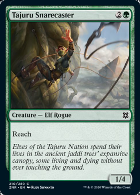 Tajuru Snarecaster (Zendikar Rising) Damaged / Poor