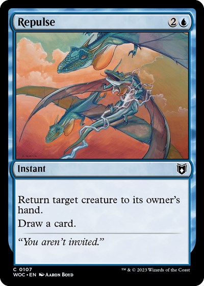 Repulse (Commander: Wilds of Eldraine) Light Play