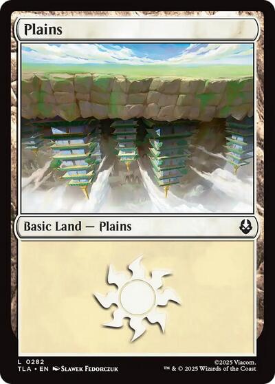 Plains (0282) (Avatar: The Last Airbender) Light Play Foil