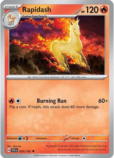 Rapidash (SV07: Stellar Crown) Light Play