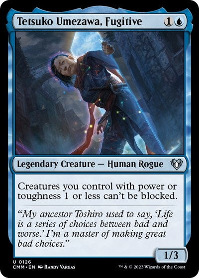 Tetsuko Umezawa, Fugitive (Commander Masters) Light Play