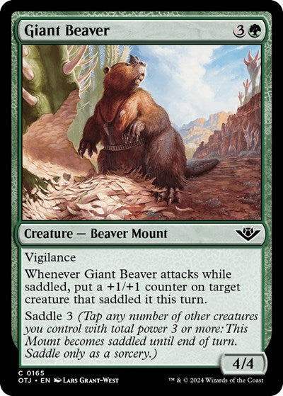 Giant Beaver (Outlaws of Thunder Junction) Light Play