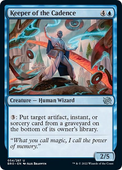 Keeper of the Cadence (The Brothers' War) Light Play Foil