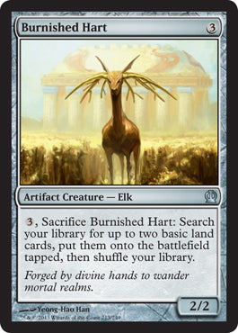 Burnished Hart (Theros) Light Play Foil