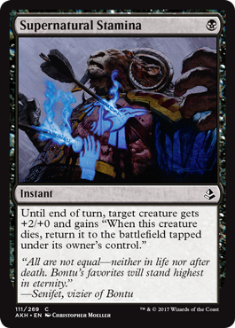 Supernatural Stamina (Amonkhet) Light Play