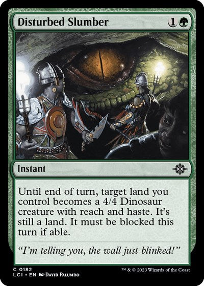 Disturbed Slumber (The Lost Caverns of Ixalan) Light Play