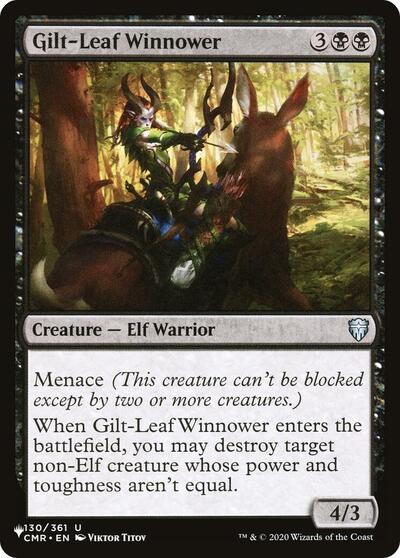 Gilt-Leaf Winnower (The List) Light Play