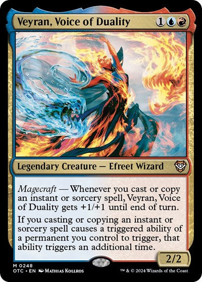 Veyran, Voice of Duality (Commander: Outlaws of Thunder Junction) Near Mint