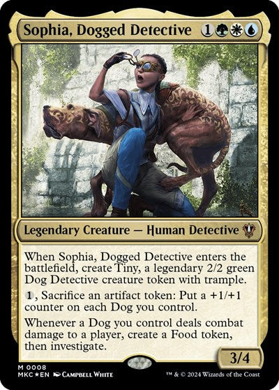 Sophia, Dogged Detective (Commander: Murders at Karlov Manor) Light Play Foil