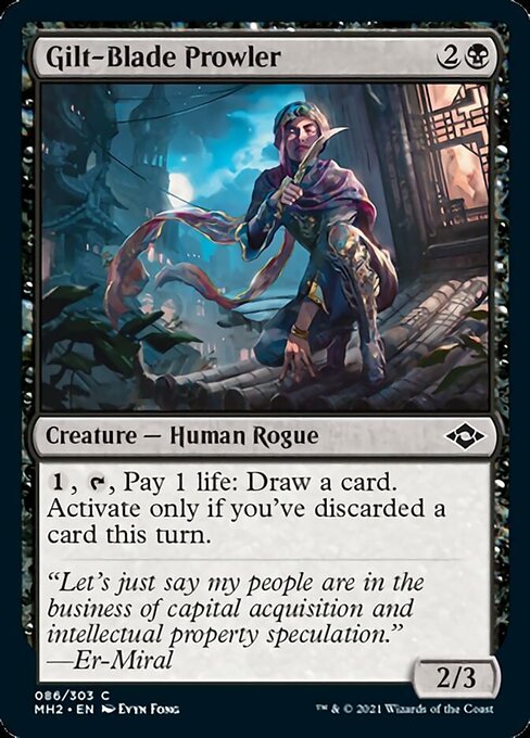 Gilt-Blade Prowler (Modern Horizons 2) Light Play