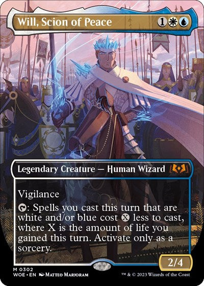 Will, Scion of Peace (Borderless) (Wilds of Eldraine) Light Play