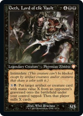 Geth, Lord of the Vault (Commander: The Brothers' War) Light Play