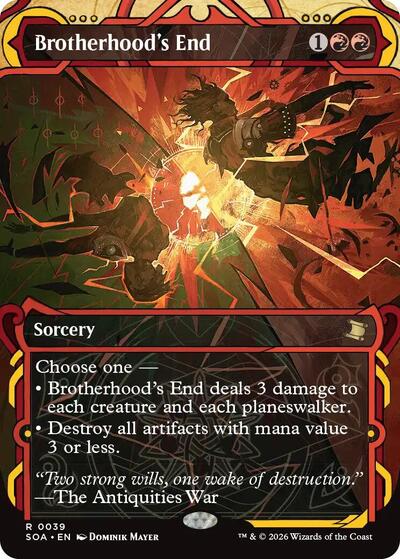 Brotherhood's End (Secrets of Strixhaven: Mystical Archive) Light Play Foil