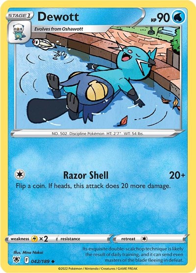 Dewott (SWSH10: Astral Radiance) Light Play