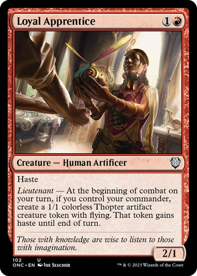 Loyal Apprentice (Commander: Phyrexia: All Will Be One) Light Play