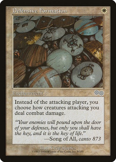 Defensive Formation (Urza's Saga) Light Play