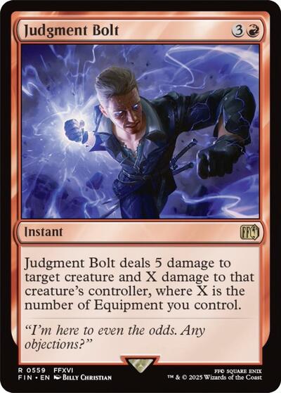 Judgment Bolt (Universes Beyond: FINAL FANTASY) Light Play