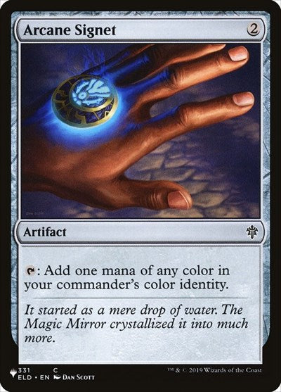 Arcane Signet (ELD) (Secret Lair Commander: From Cute to Brute) Light Play