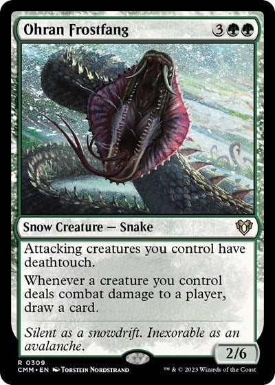 Ohran Frostfang (Commander Masters) Light Play