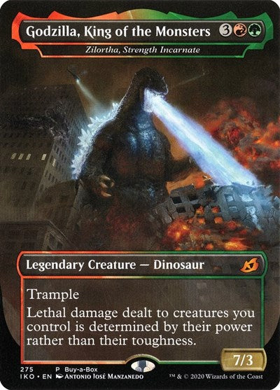 Godzilla, King of the Monsters - Zilortha, Strength Incarnate (Promos: Buy-A-Box) Light Play