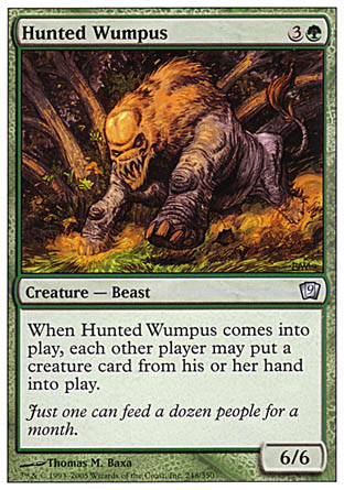 Hunted Wumpus (9th Edition) Light Play