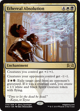 Ethereal Absolution (Ravnica Allegiance) Light Play